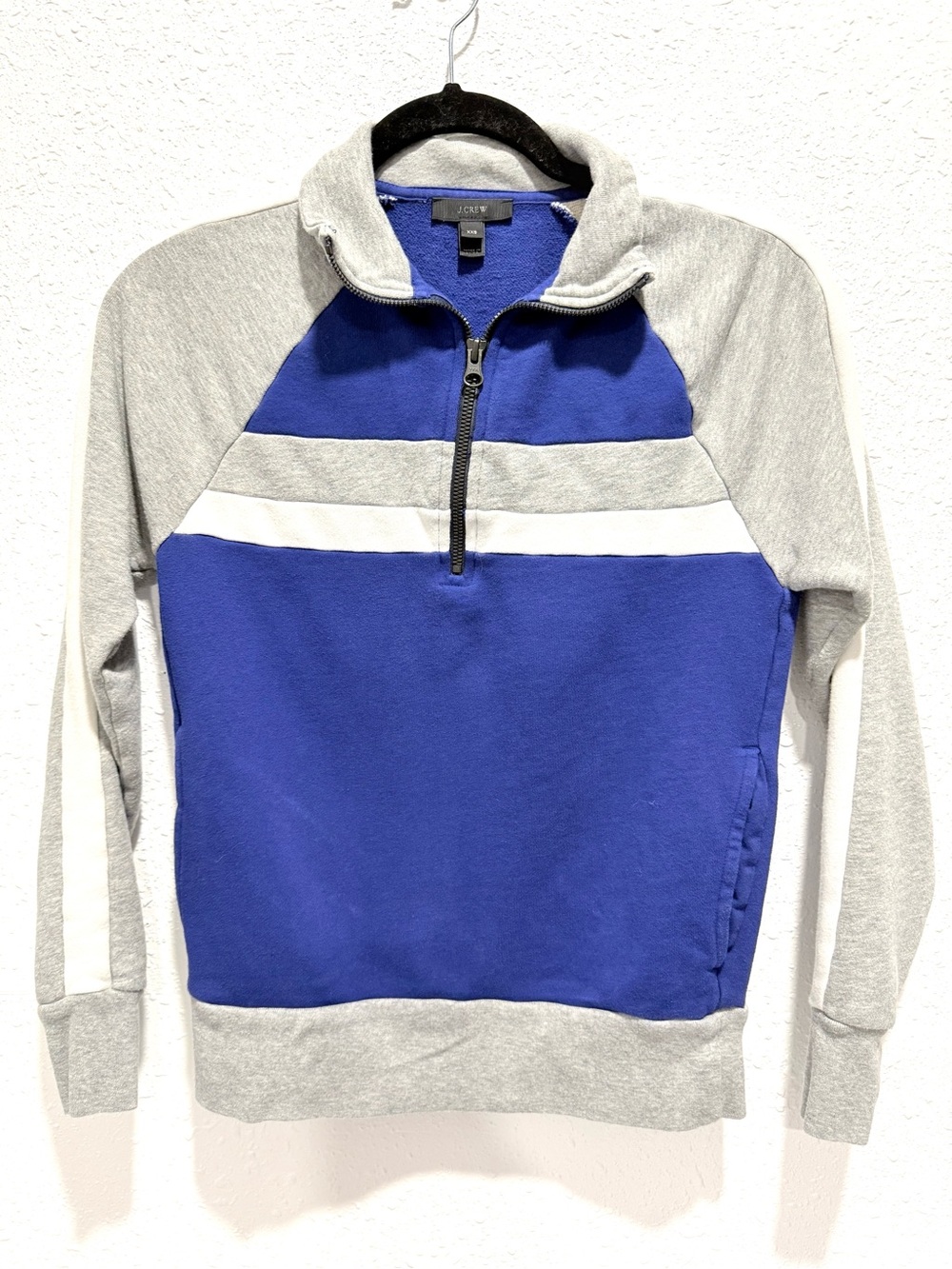 J. Crew half zip neckline sporty Pullover XXS - Picture 3 of 9